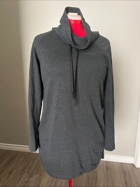 Joe Fresh Charcoal Funnel Cowl Neck Sweater